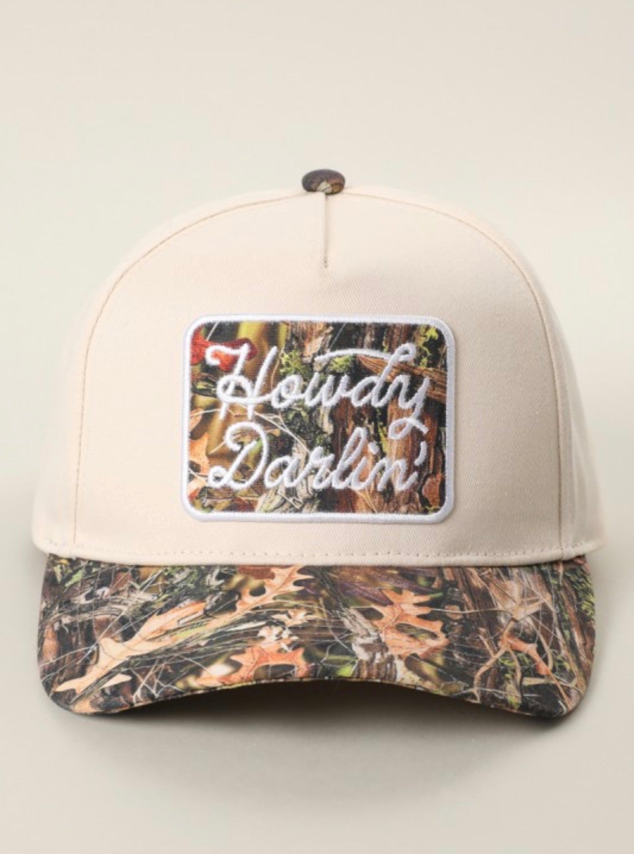 Howdy Darlin Camo Cap
