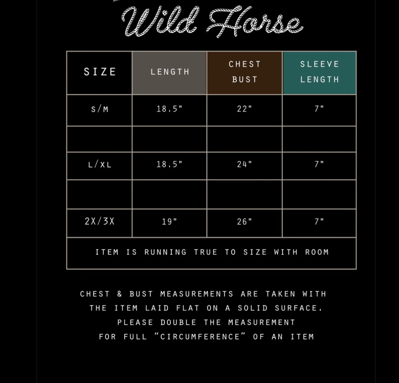 Wild Horses Tee