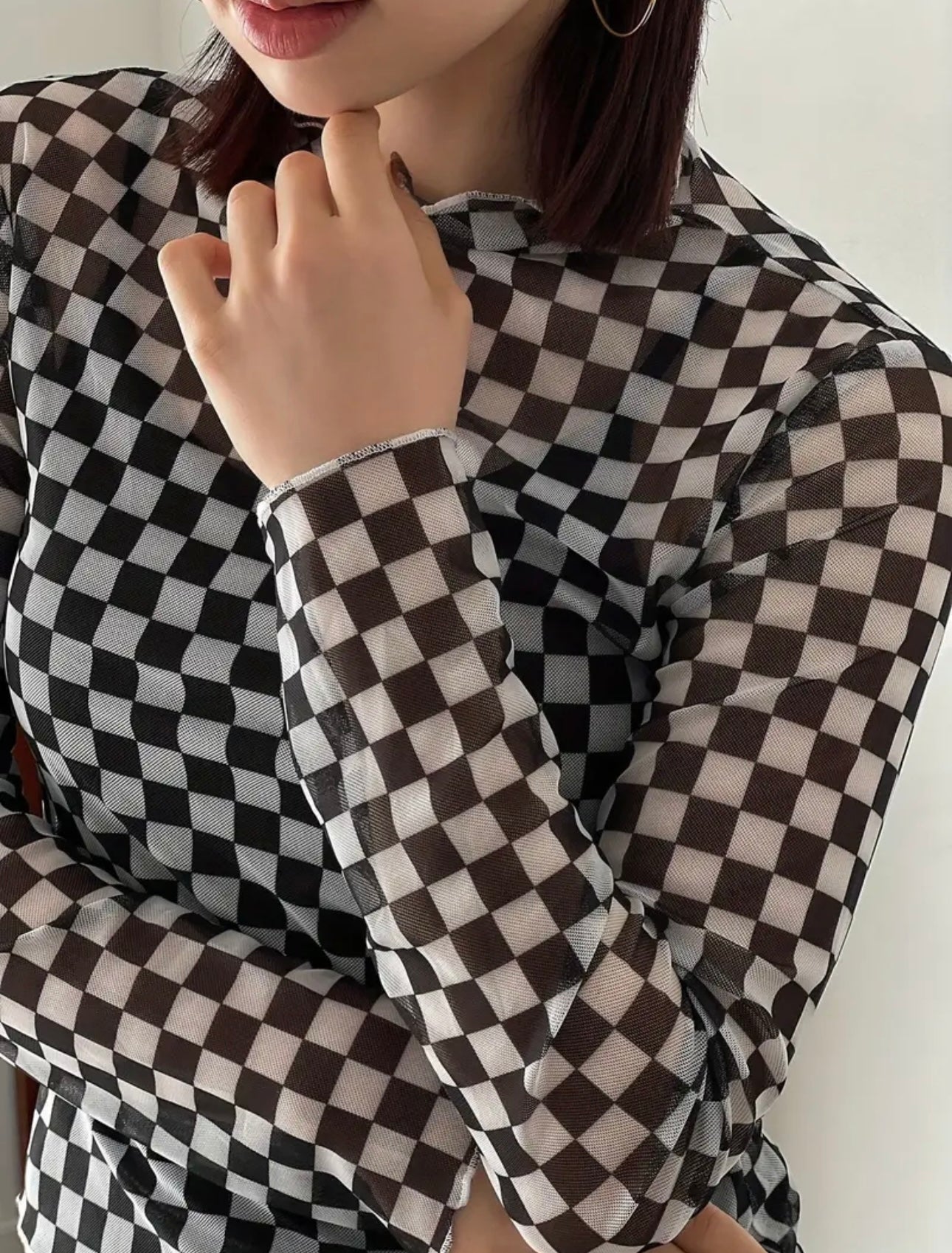 Checker Mesh Top