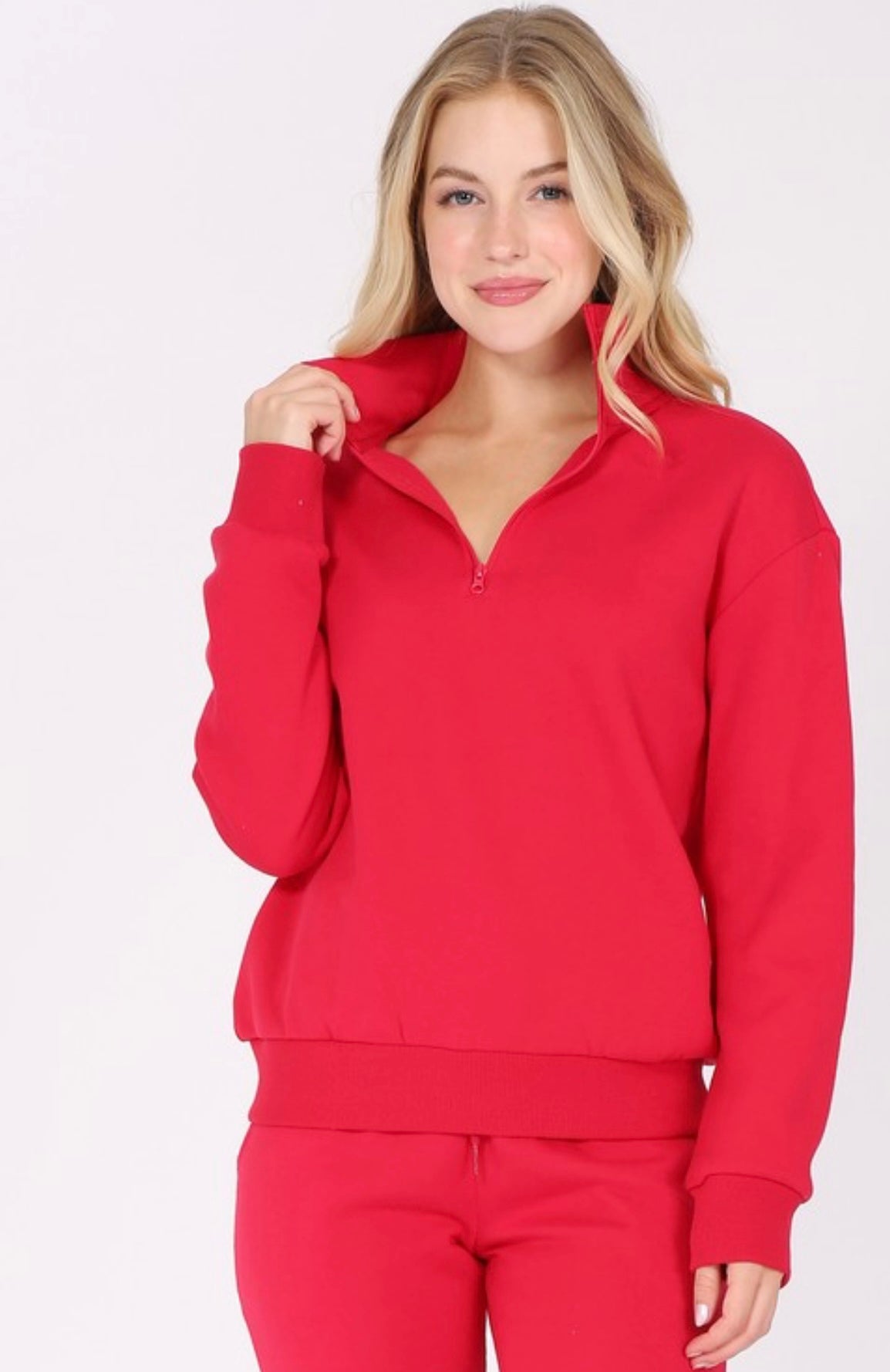 The Ranchin’ Pullover in Red