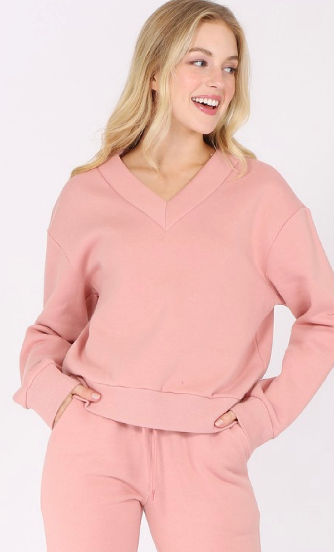 The Roper Sweatshirt in Mauve