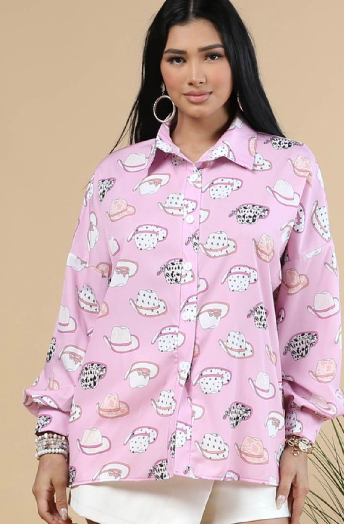 Rodeo Barbie Button Up