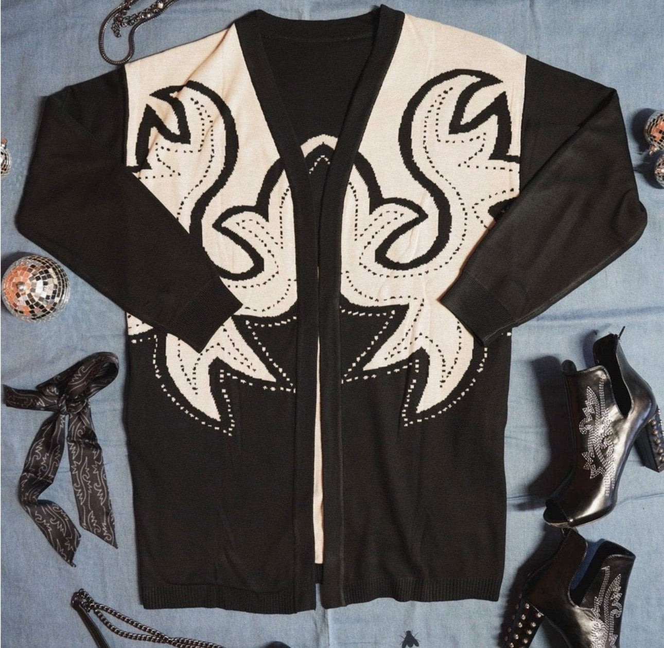 Saddle Swappin’ Knit Cardigan