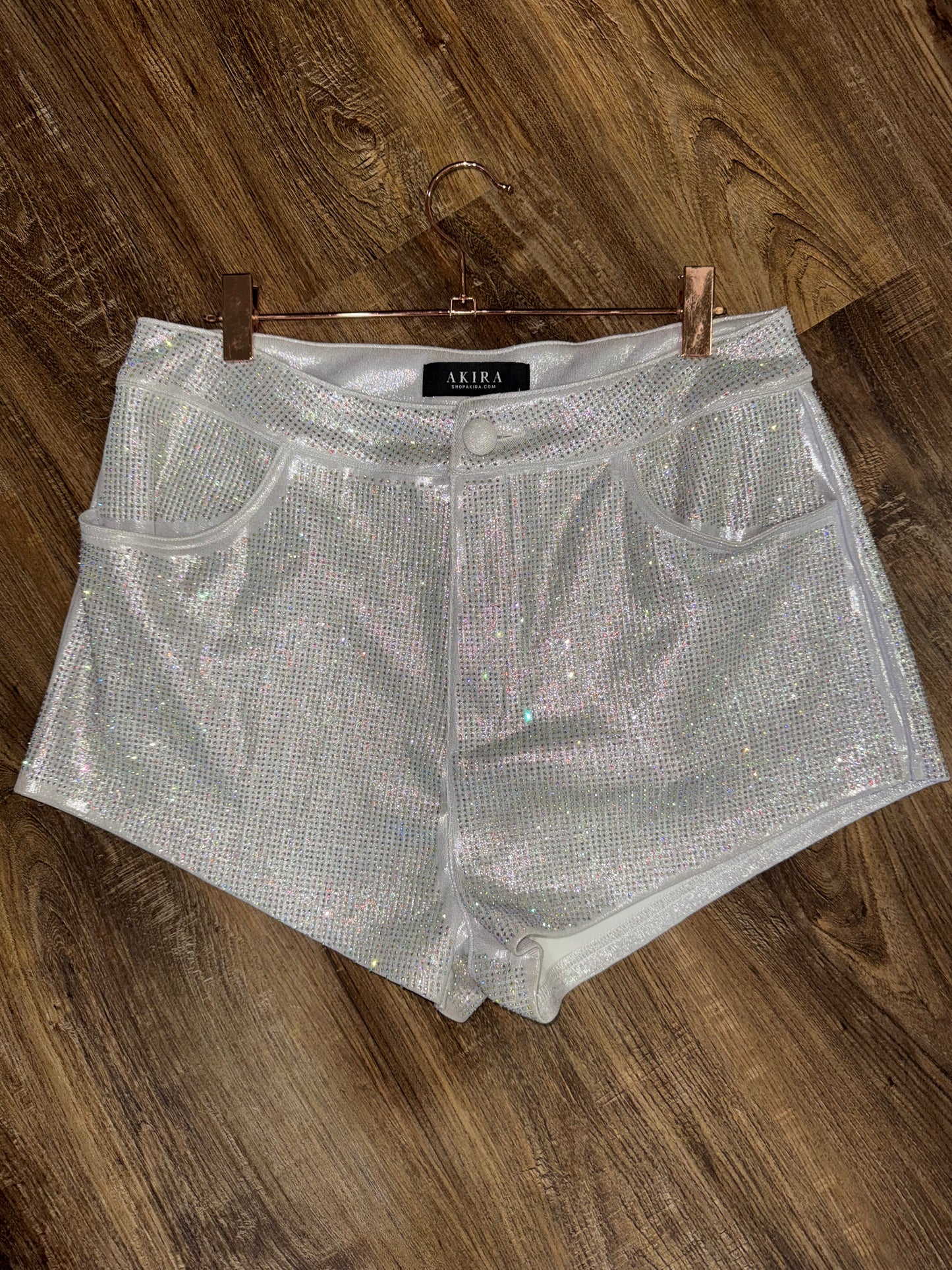 Diamond Dust Rhinestone Shorts