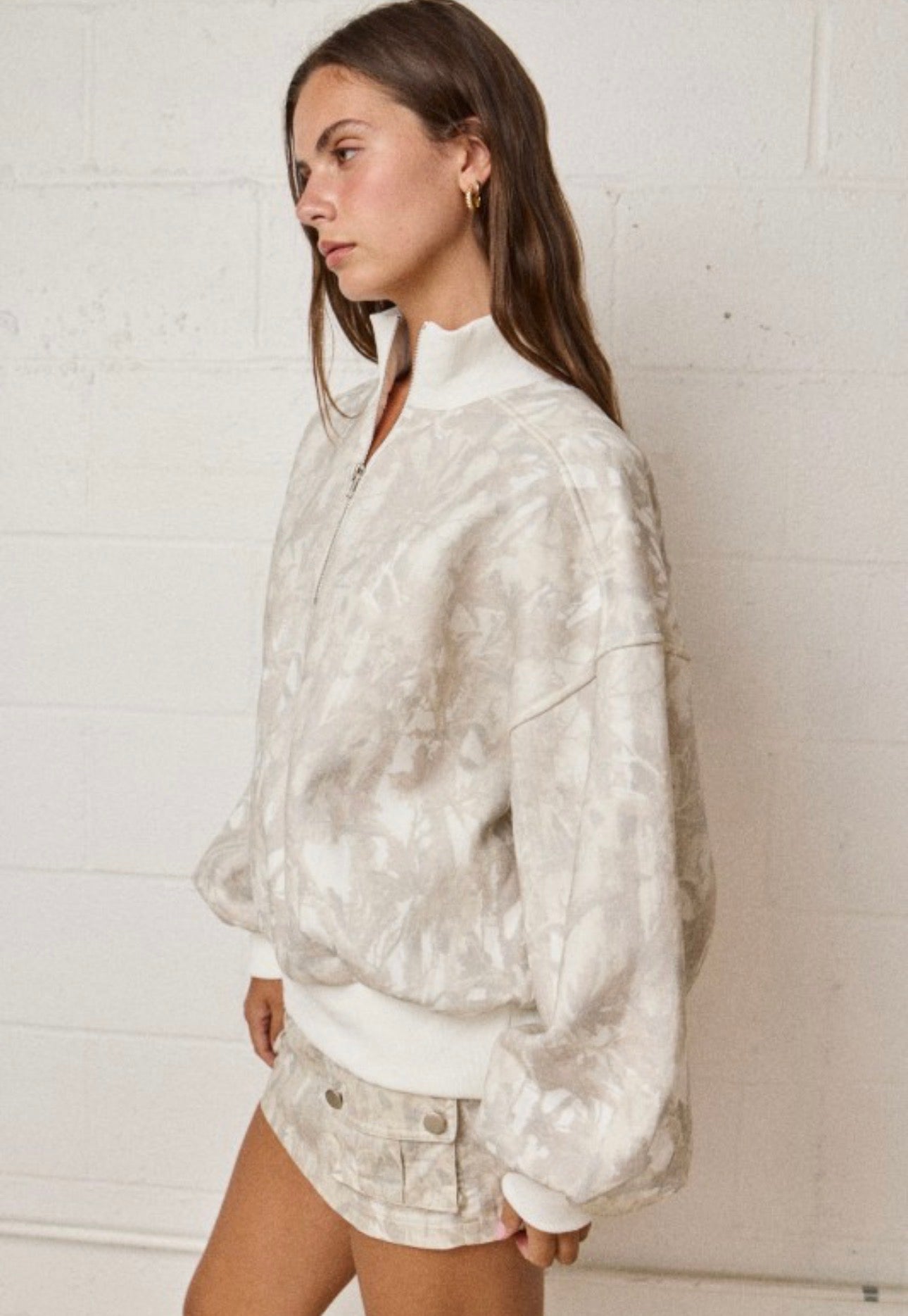 Woodland Camo Quarter Zip