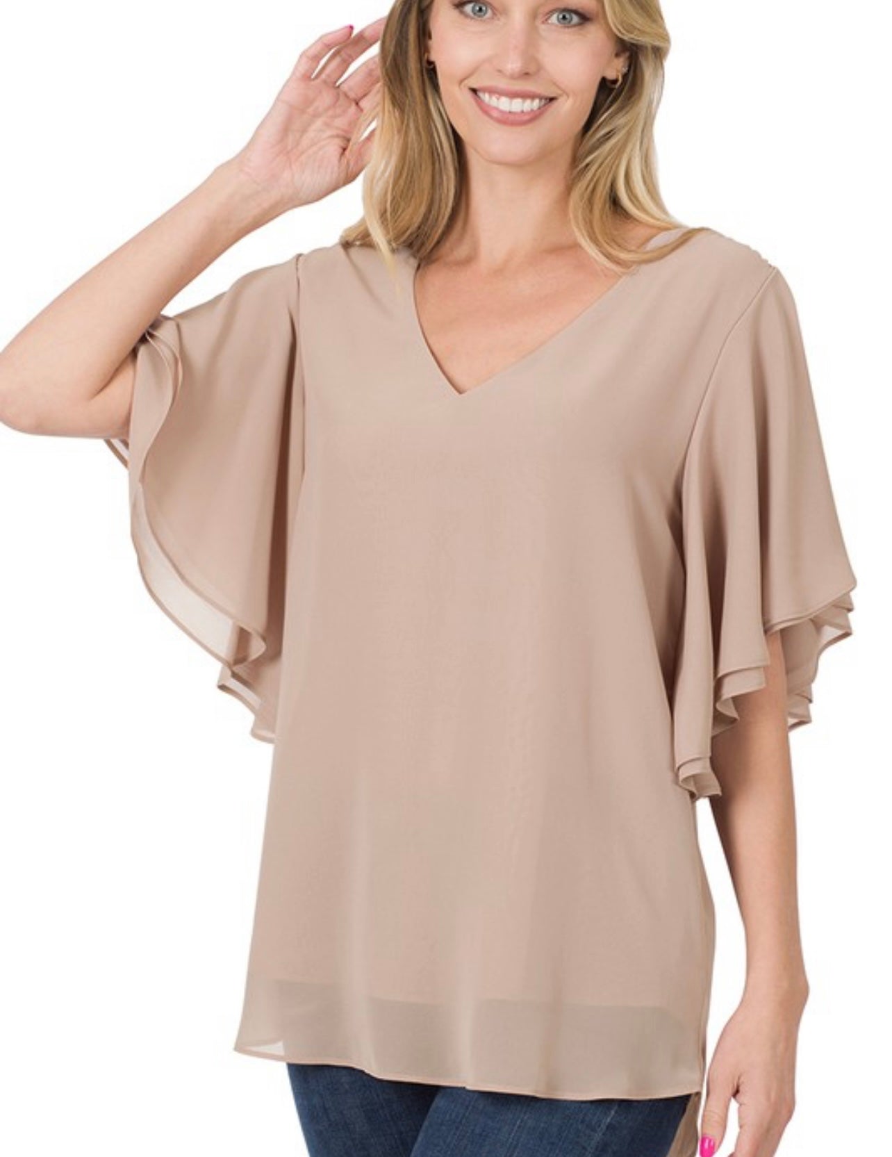 The Ash Mocha Venture Top