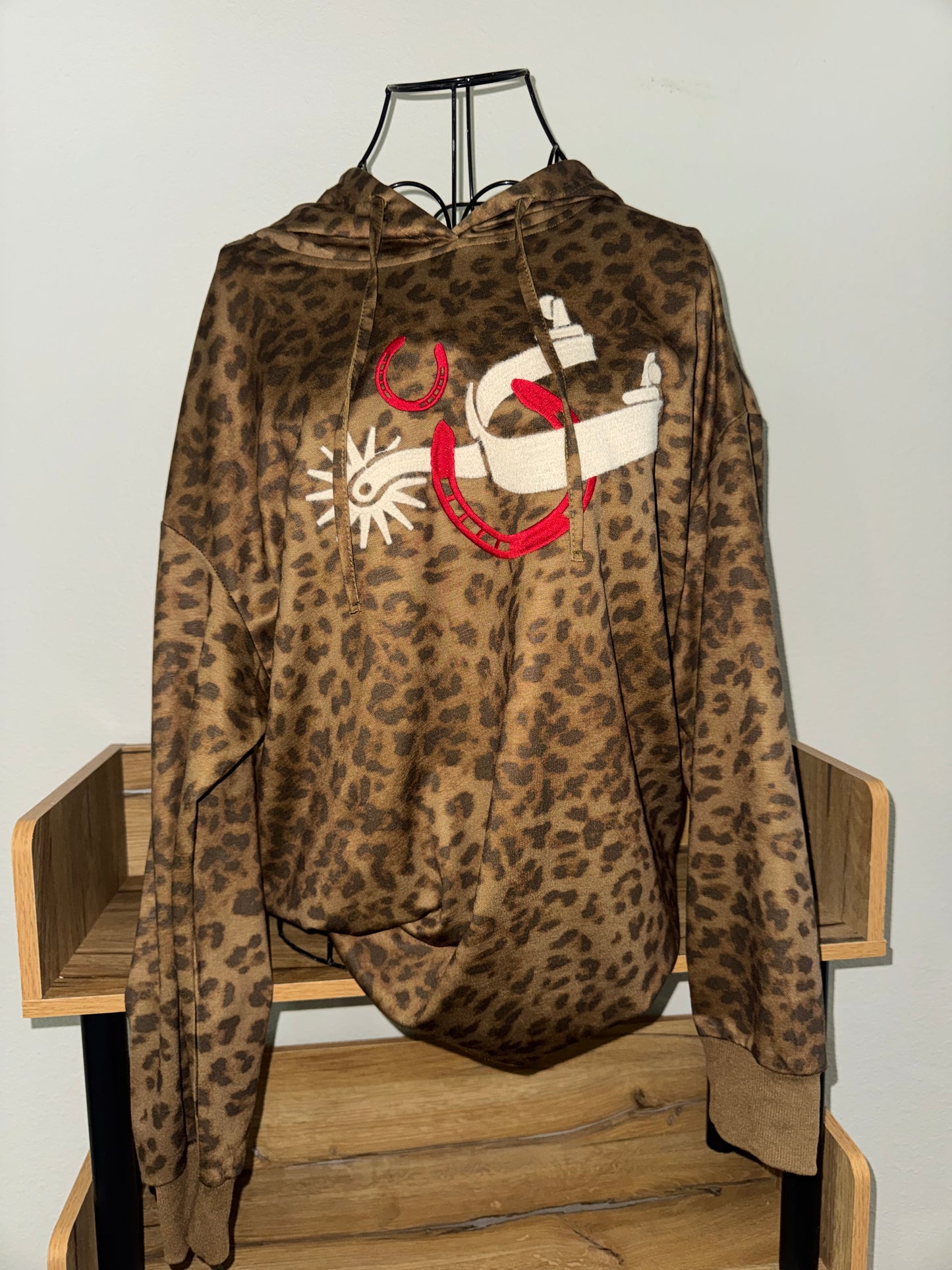 Wild Spur Leopard Hoodie