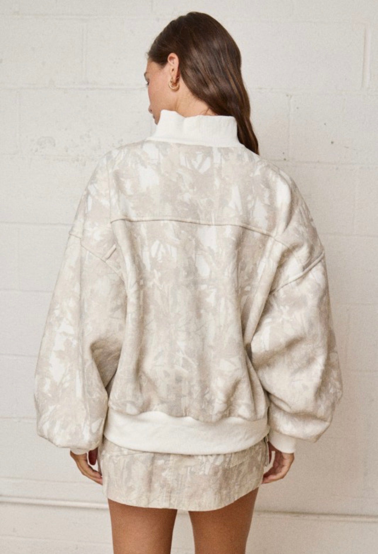 Woodland Camo Quarter Zip