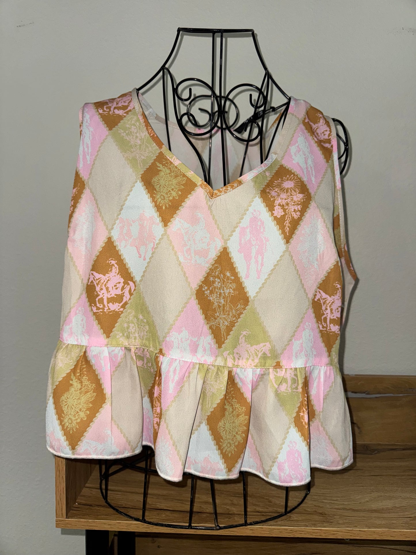 Pink Pony Club Peplum Tank