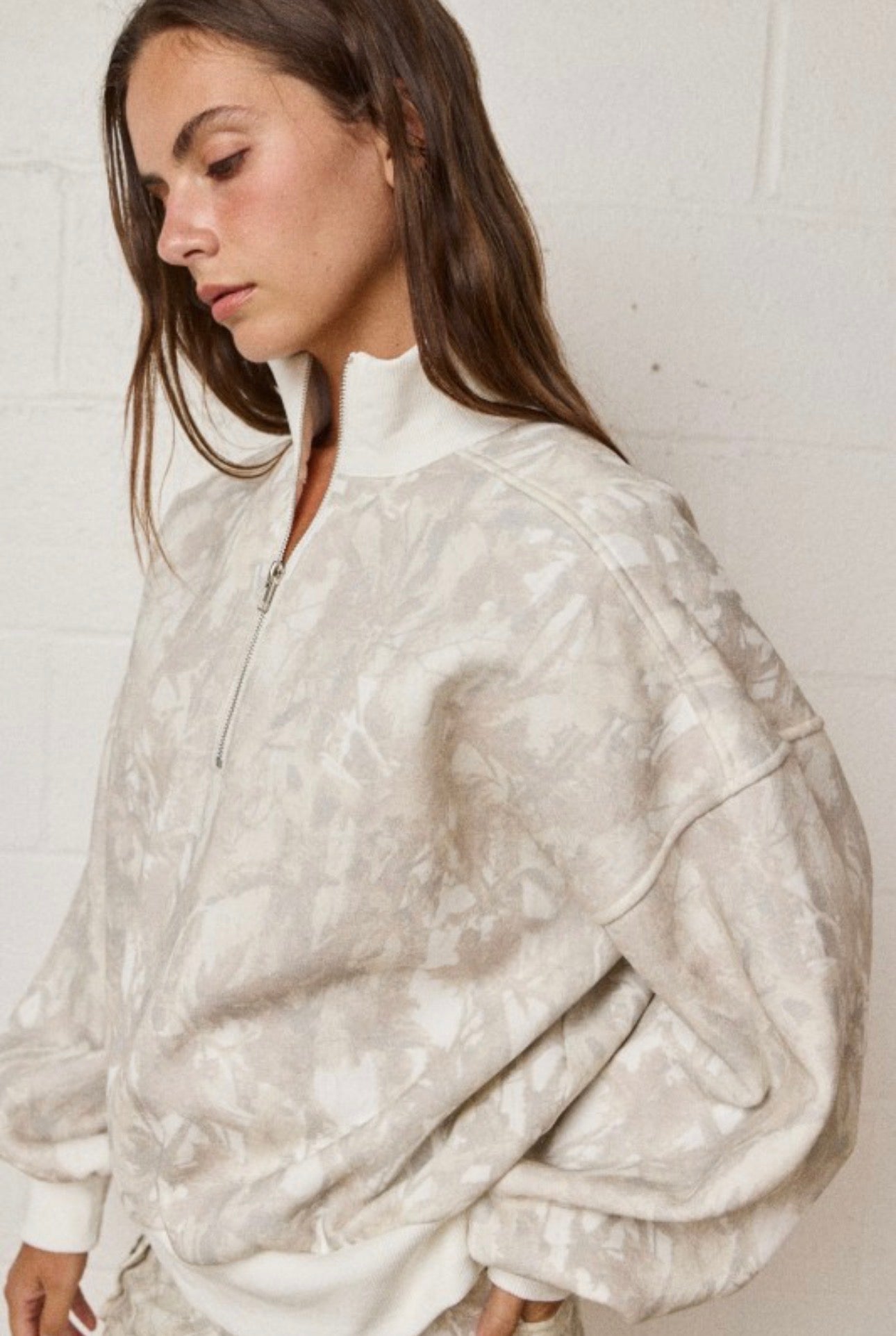 Woodland Camo Quarter Zip
