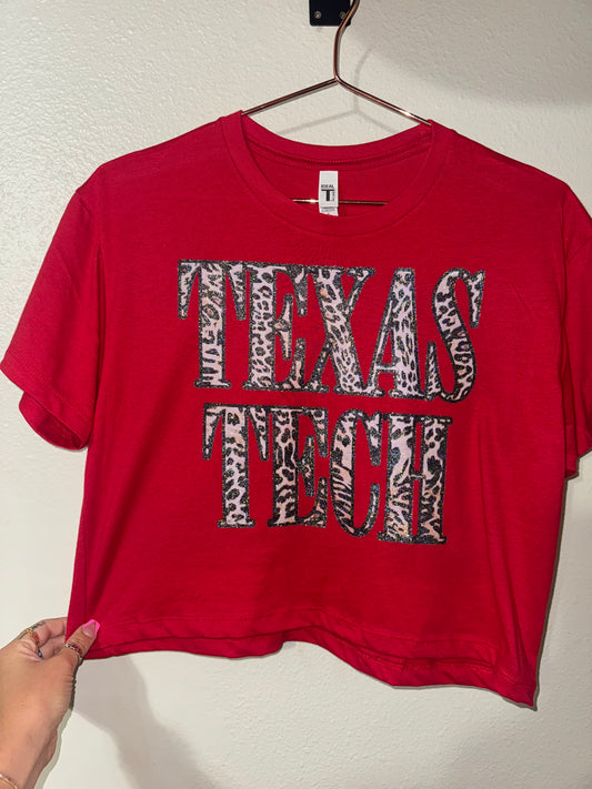 TTU LEOPARD TEE