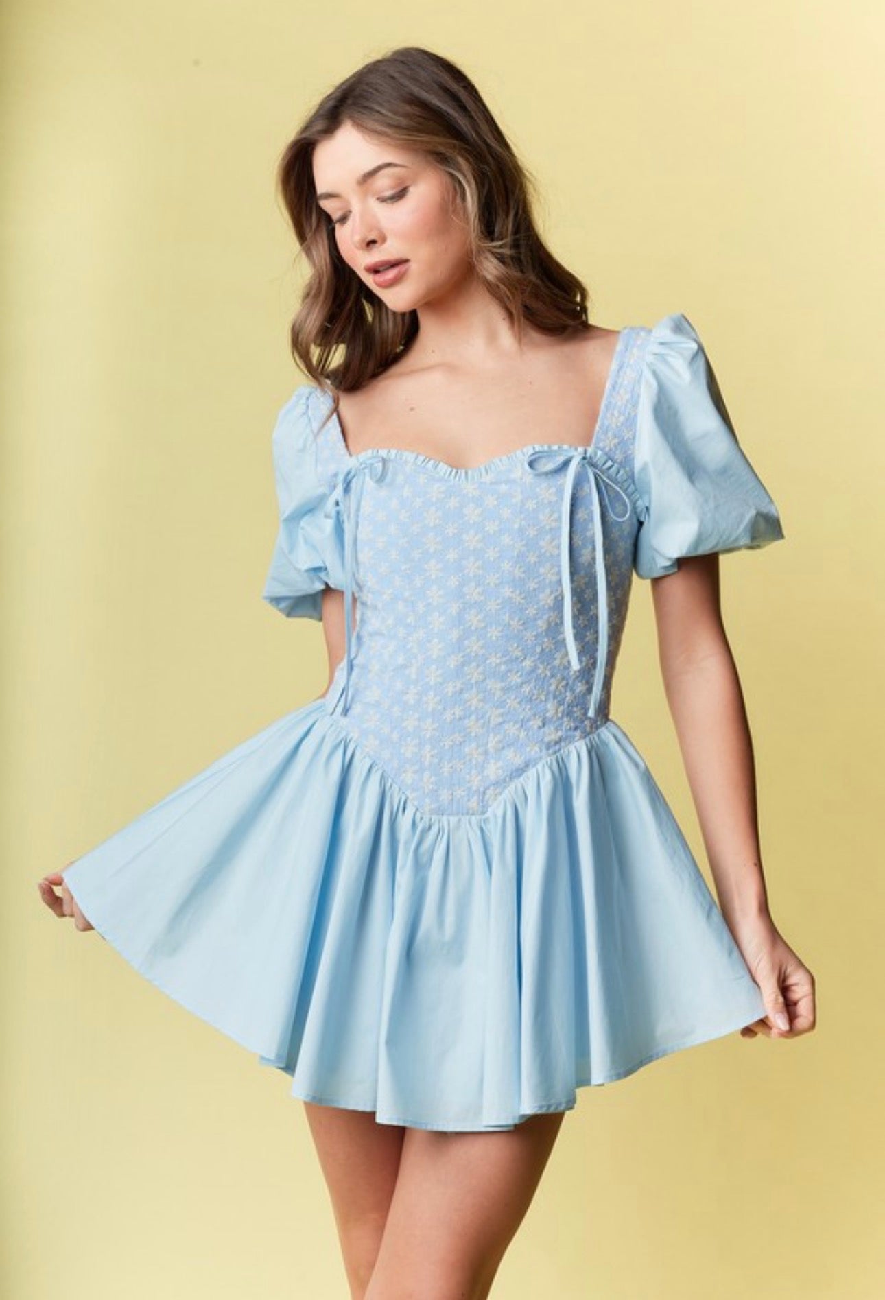 The Bluebell Darling Mini Dress