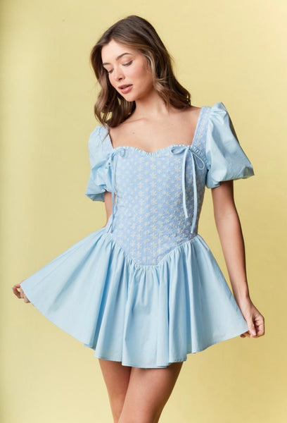 thurley bluebell print mini dress The Bluebell Darling Mini Dress – TWIISTED AF