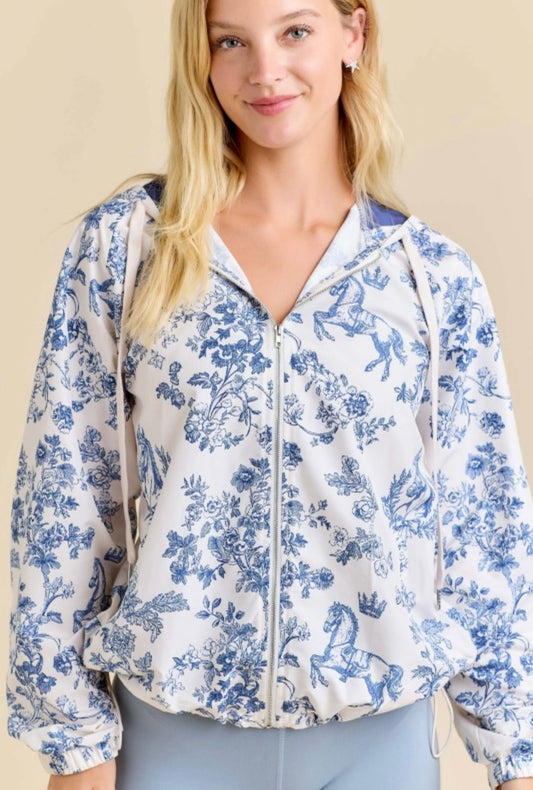 Blue Belle Windbreaker