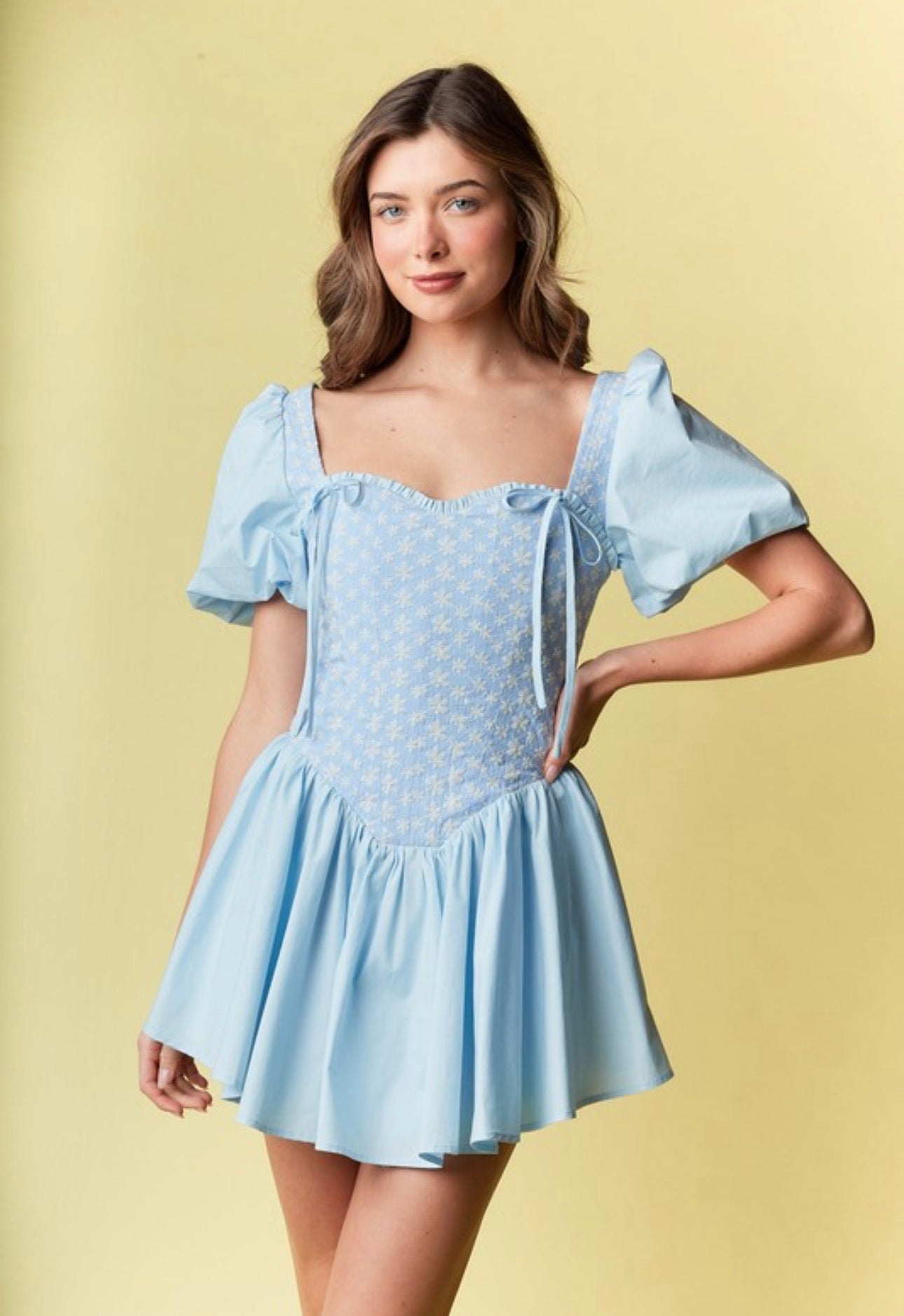 The Bluebell Darling Mini Dress