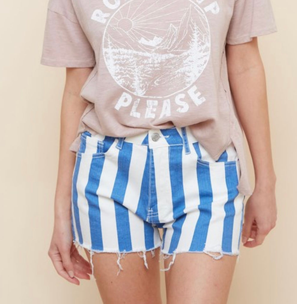 Twiisted Shorts In Blue