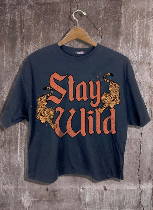 Stay Wild Crop Tee