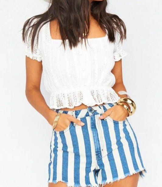 Twiisted Shorts In Blue