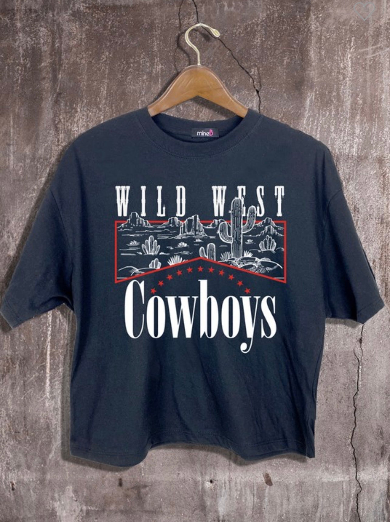 Wild West Cowboys Crop Tee