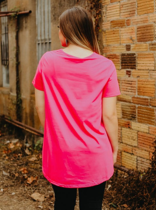 Neon Pink Top