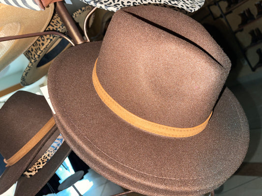 Twiisted AF Hat-Dark Brown